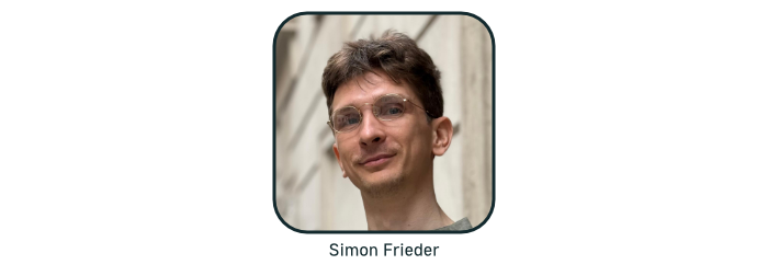 A headshot of the AIMO Prize Manager, Simon Frieder